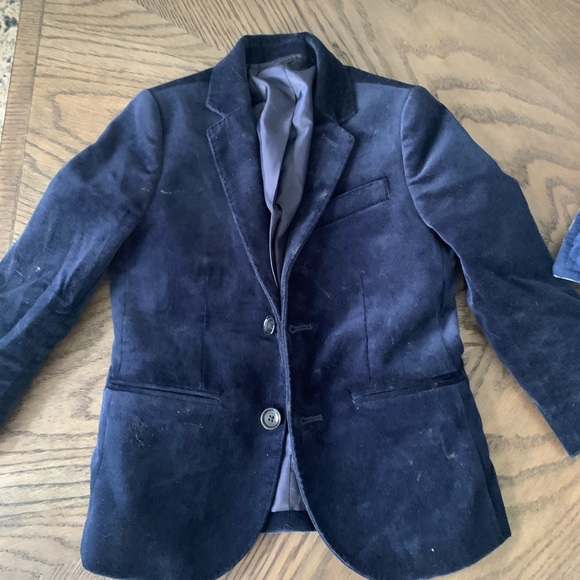 Beautiful toddler boys Ludlum navy velvet blazer from j crew - Picture 4 of 5